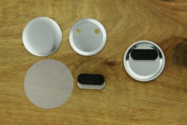 komponenty do przypinek 50mm z podwójnym magnesem na ubranie