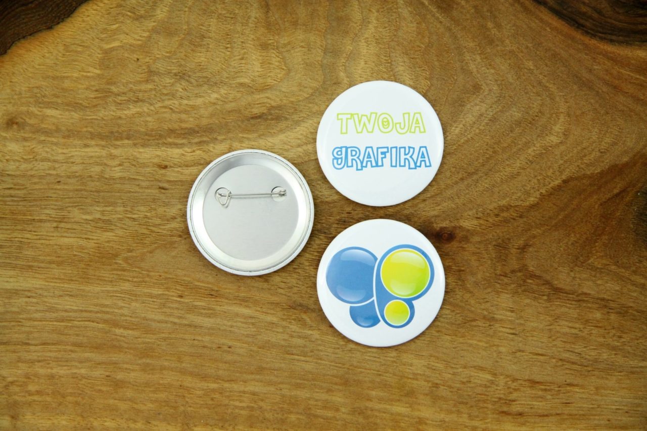 przypinki z agrafką 50mm