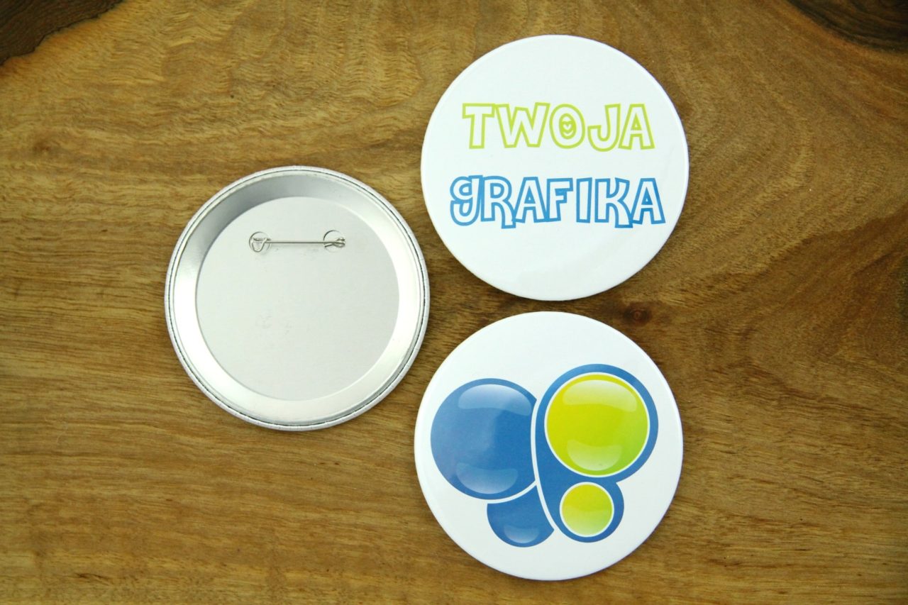 przypinki z agrafką 75mm