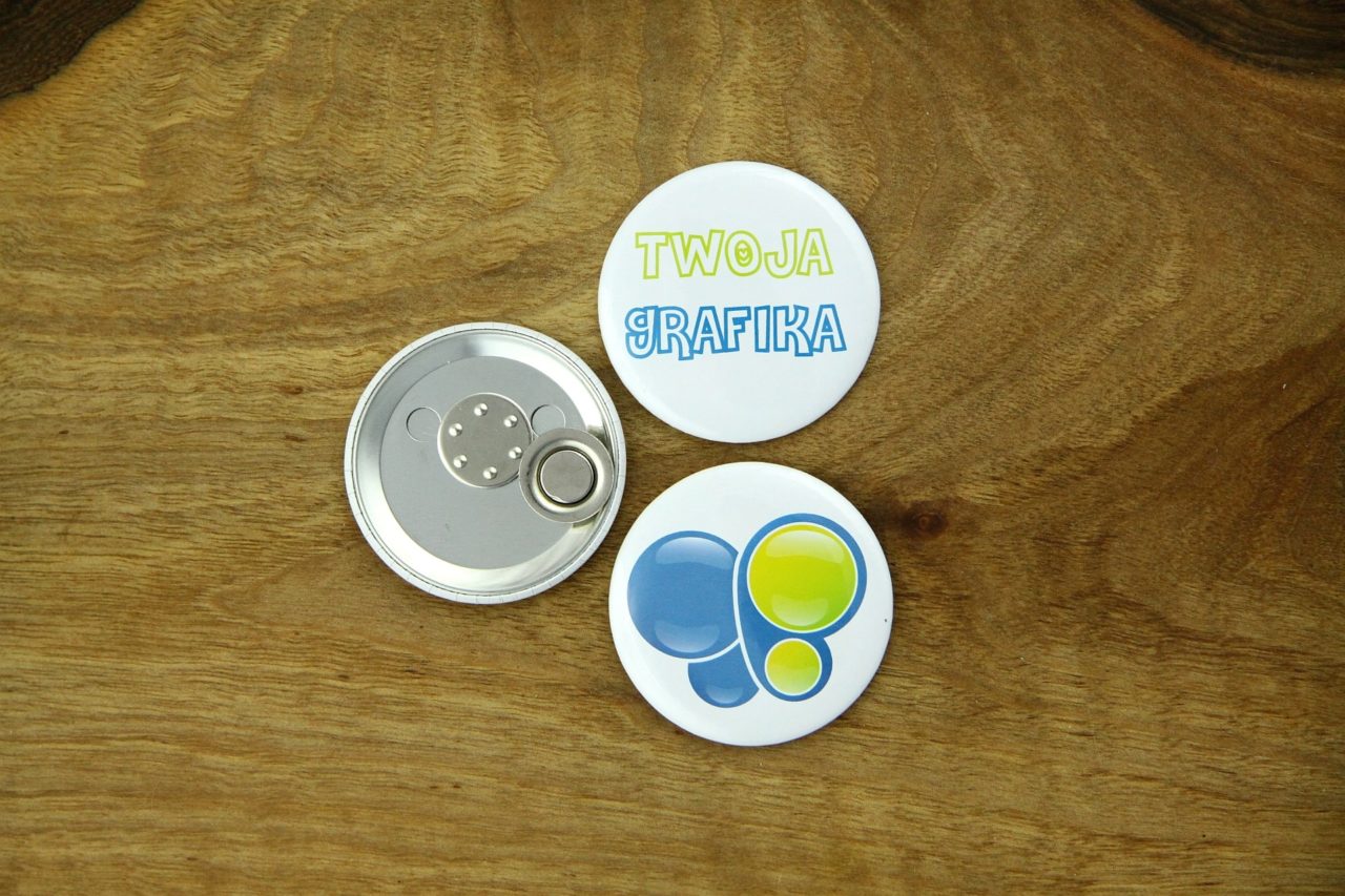 przypinki do kurtki jeansowej 50mm - przypinki na magnes
