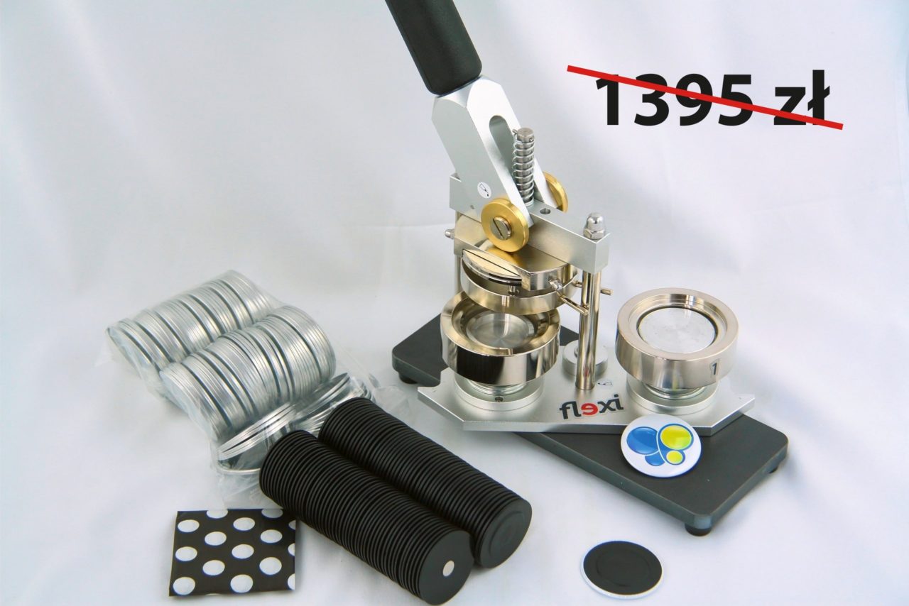 maszynka do magnesów flexi 50 mm i 100 szt komponentów