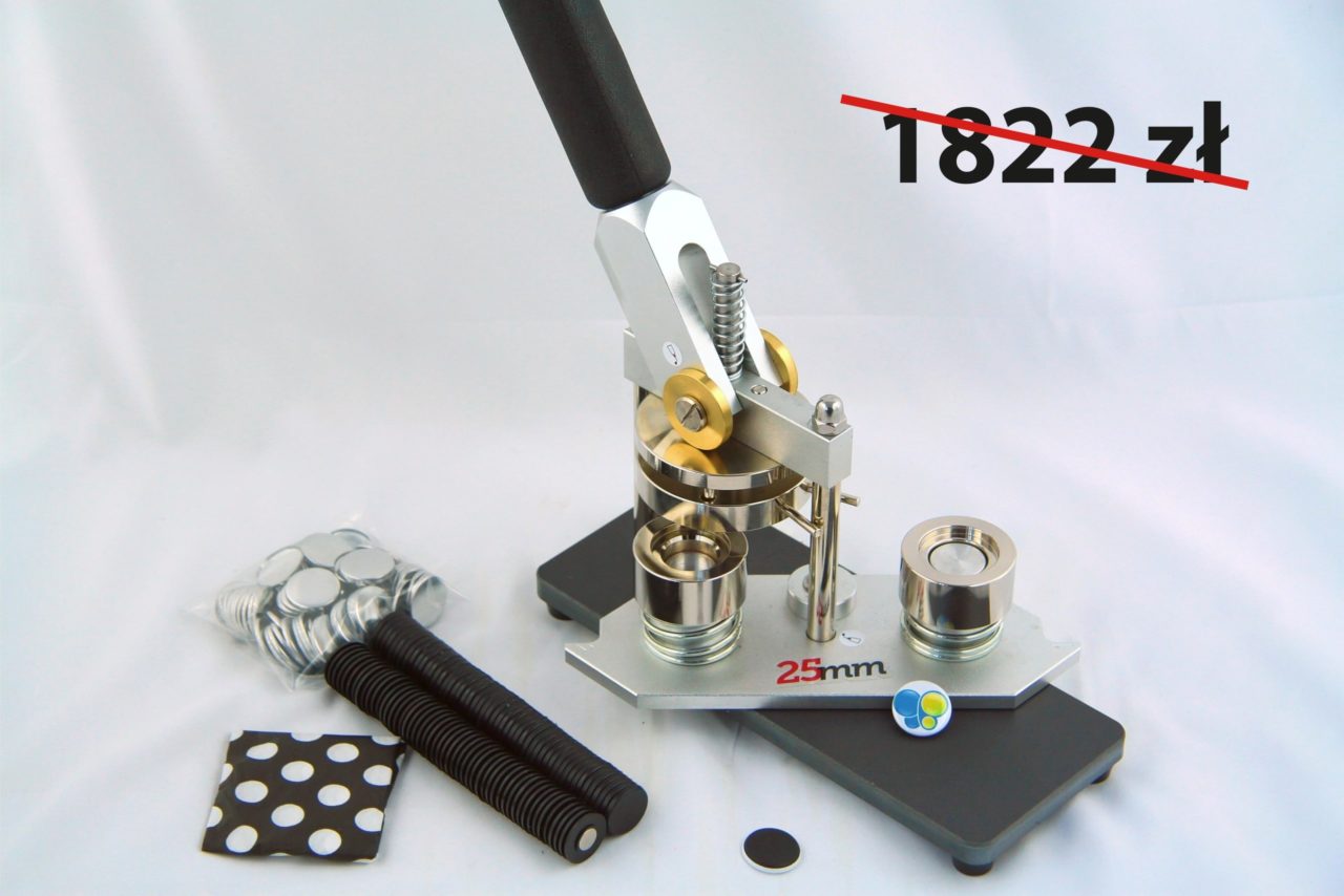 maszyna do magnesów KDI 25 mm i 500 szt komponentów