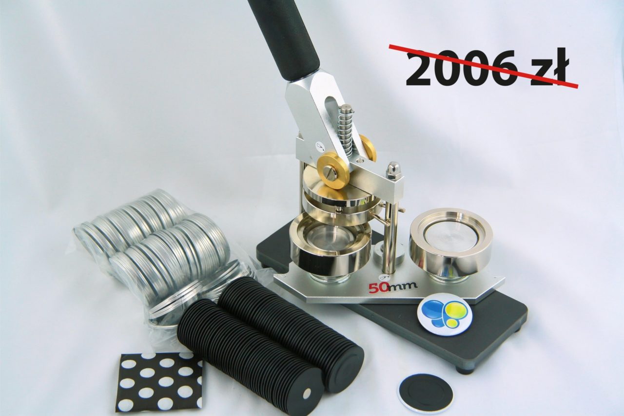 maszyna do magnesów KDI 50 mm i 500 szt komponentów