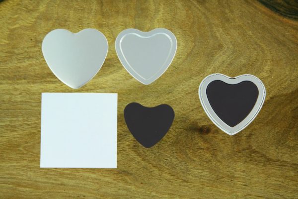 komponent serce magnes komponenty do przypinek serce z magnesem