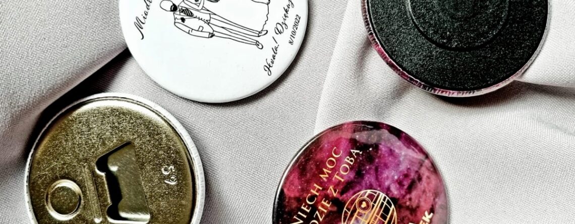 magnesy ślubne z podziękowaniem