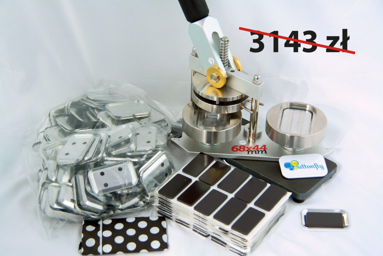maszynka do magnesów kdi 68x44 i 500 szt komponentów
